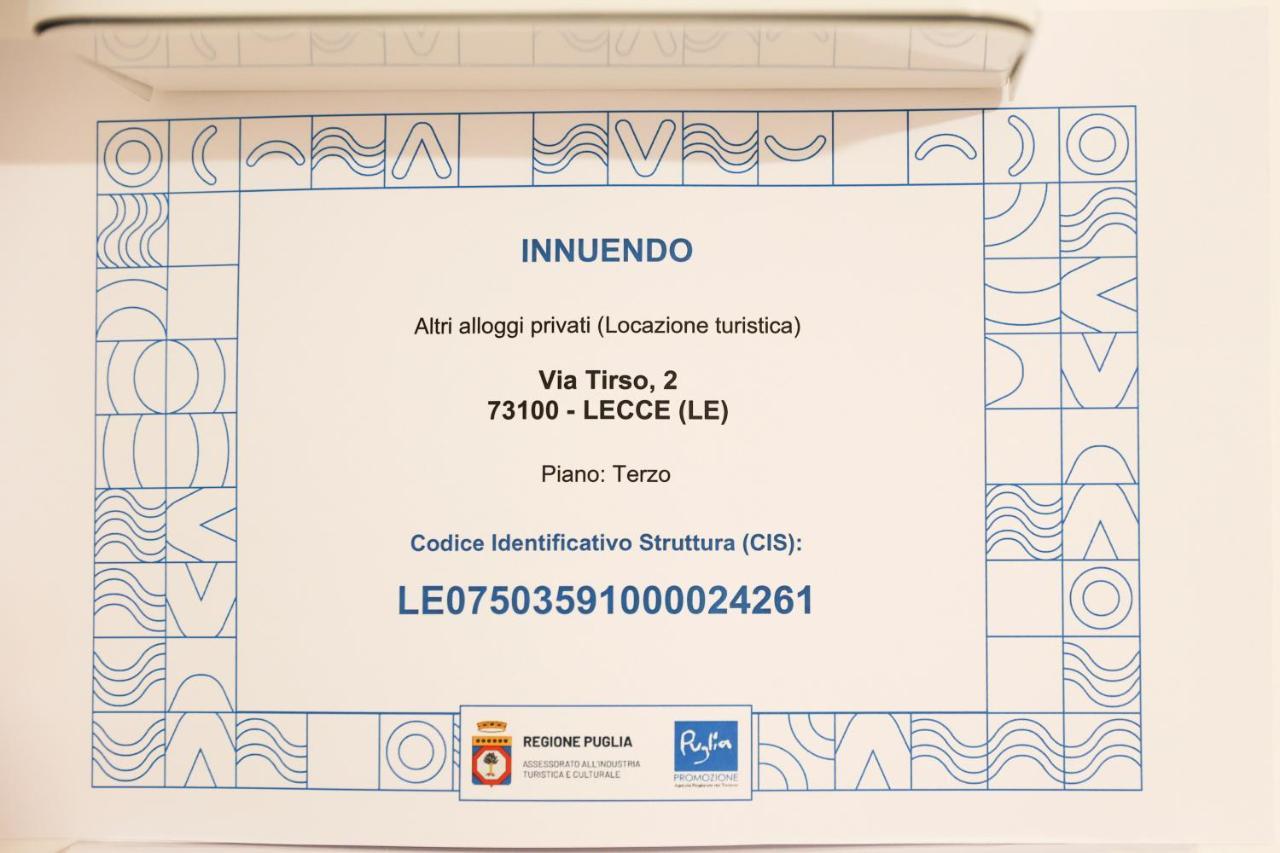 Innuendo La Terrazza House 莱切 外观 照片